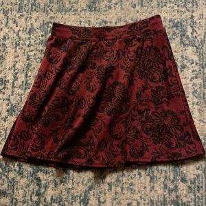Cute red and black skirt